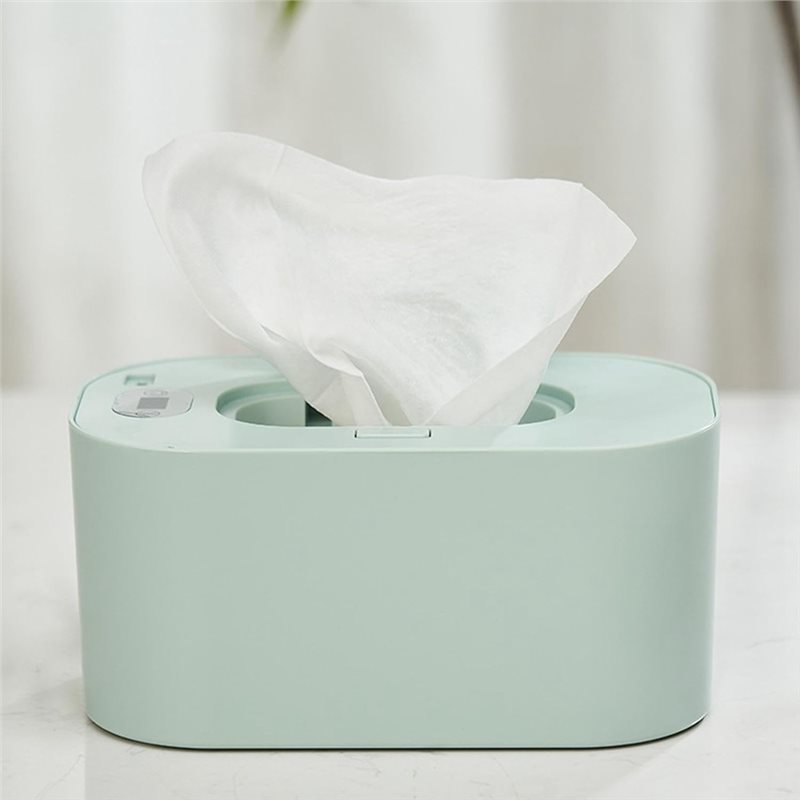 Baby Wipe Warmer - 【Todayseller】赤ちゃん用おしりふき用温熱ボックス、携帯用温め器、2-in-1温熱タオルディスペンサー、家庭用、車内用、旅行用、おしりふきを温めて使える機能付き。