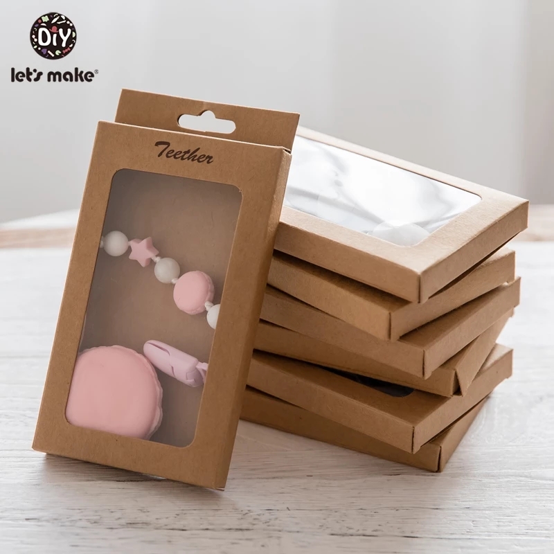 Baby Products Gift Pack - それでは 20 個ベビーギフト/商品/梱包箱クラフト紙結婚式包装ジュエリー供給 Nursuing アクセサリーベビーおしゃぶり
