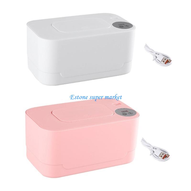 Baby Wipe Warmer - 090B 新生児ベビーおしりふきウォーマーウェットタオルディスペンサーおむつナプキン加熱ボックス加温機夜間照明付き
