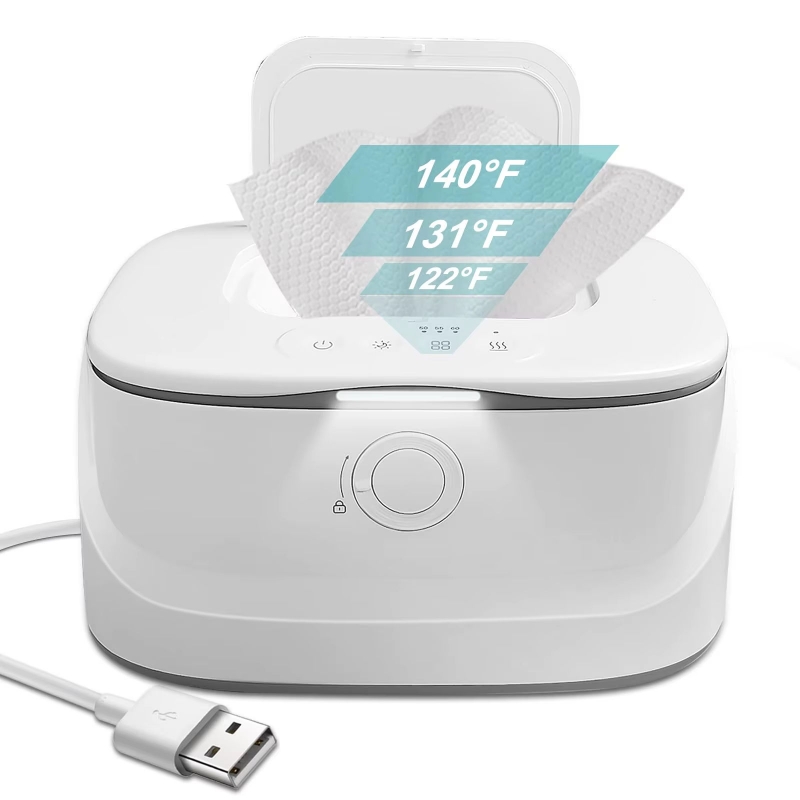 Baby Wipe Warmer - 大容量ベビーワイプウォーマー ナイトライト ポータブルヒーター 恒温ウェットティッシュディスペンサー