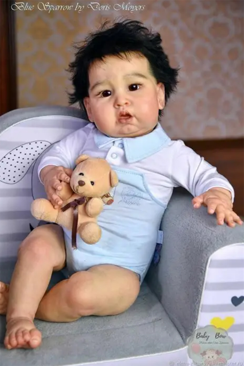 24インチの手作りダークスキンリボーンベビードール、ブルース - Baby Products Kit For Newborn のレビューと価格