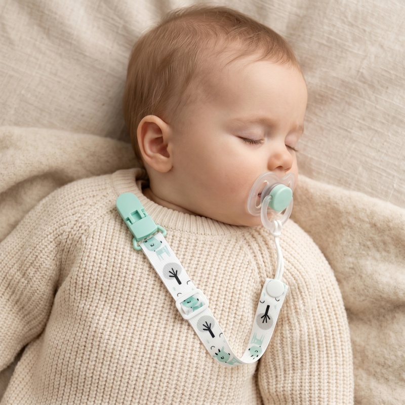 固定ボタン付きベビーおしゃぶりクリップチェーン、リボン型おし - Baby Products Moisturizer のレビューと価格