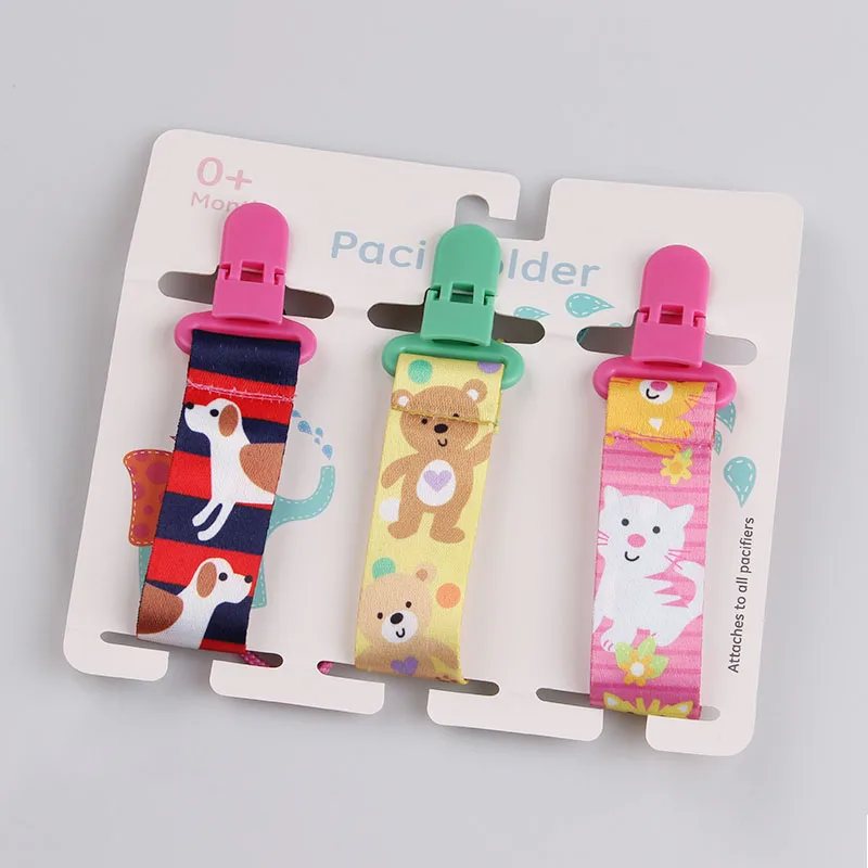 3 ピース/ロット漫画プリントベビーおしゃぶりクリップおしゃ - Baby Products Moisturizer のレビューと価格