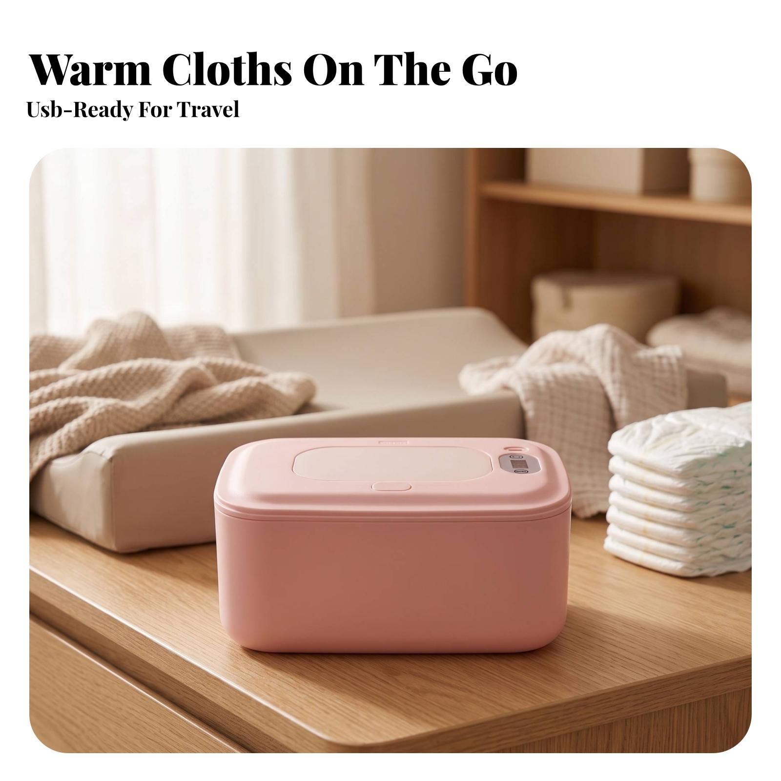 コンパクトなUSBベビーワイプウォーマー、スマートデジタルデ - Baby Wipe Warmer のレビューと価格