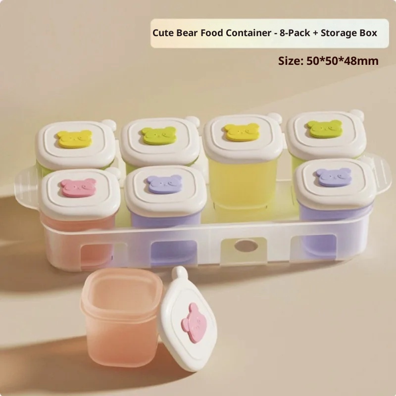 蓋付きベビーフードフリーザートレイ – BPAフリーの食品グ - Baby Products Cream のレビューと価格