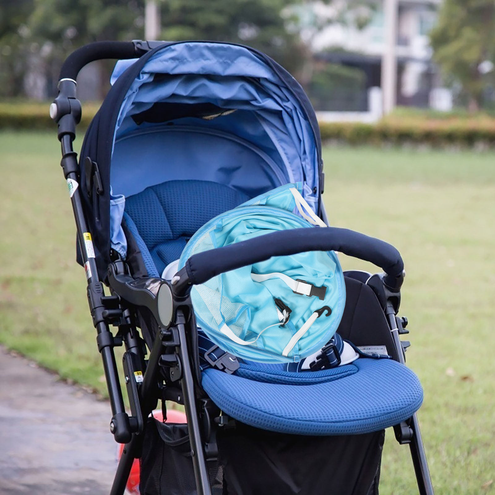 紫外線カット機能付きの汎用型ベビーカー用サンシェード。雨よけ - Stroller Rain Cover のレビューと価格