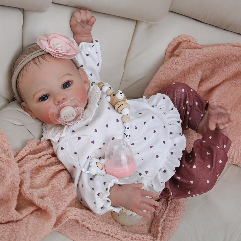 48cmのベビードール、リアルな全身シリコンビニール製、リア - Baby Products Kit For Newborn のレビューと価格