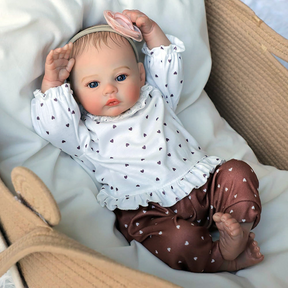 48cmのベビードール、リアルな全身シリコンビニール製、リア - Baby Products Kit For Newborn のレビューと価格