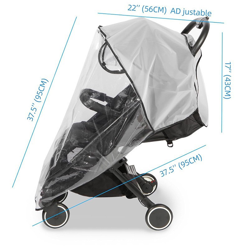 ユニバーサルベビーカーレインカバー乳母車防風カバー冬暖かい天 - Stroller Rain Cover のレビューと価格